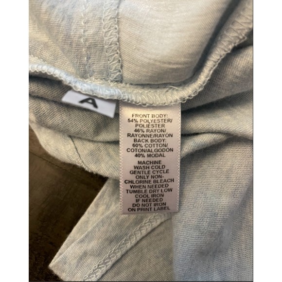 LOFT - Light Blue Mixed Media Button Up Shirt - Sz L - Picture 9 of 9